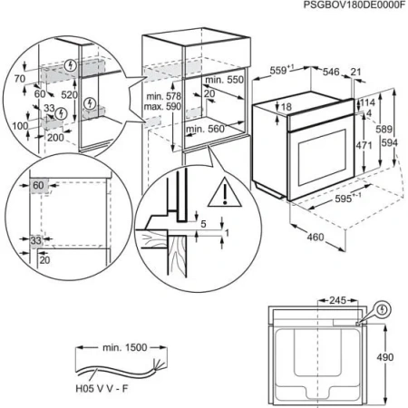 Духовой шкаф ELECTROLUX EOB8S39H