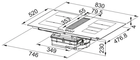 Варочная поверхность FRANKE FMA 8381R HI (340.0705.337)