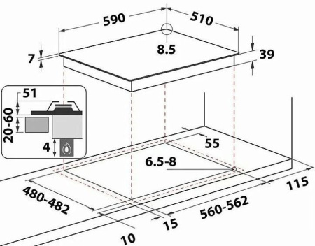 Варочная поверхность WHIRLPOOL AKWL 628/IXL