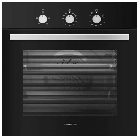 Электрический духовой шкаф MAUNFELD meoc.674b (чёрный+чёрное стекло)