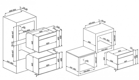 Духовой шкаф Smeg SF 4603 VCNR