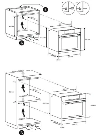 Духовой шкаф CANDY FIDC B605 L