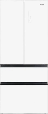 Холодильник WEISSGAUFF WFD 450 Built-in Inverter NoFrost White Glass