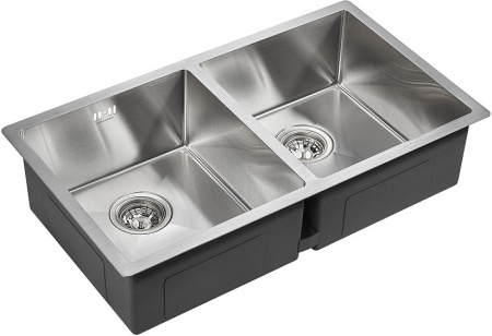 Кухонная мойка PAULMARK Twin PM237844-BS