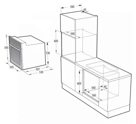 Духовой шкаф GORENJE BO6737E02NB