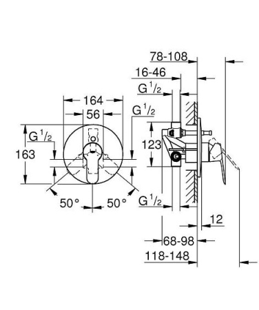 Смеситель GROHE BauEdge 29079000