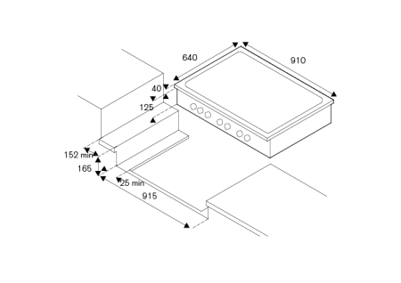 Варочная поверхность BERTAZZONI CB36500X