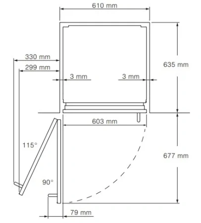 Морозильная камера GAGGENAU RF463307
