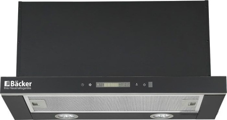 Вытяжка BACKER TH60CL-2F200-SHINY BLACK RC