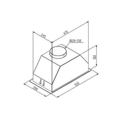 Вытяжка KORTING KHI 6416 W