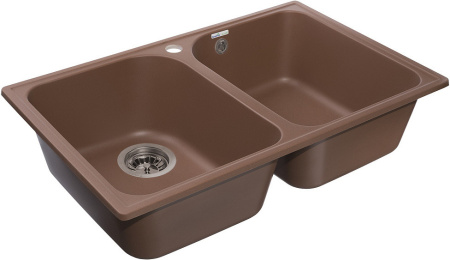 Кухонная мойка GRANFEST Quarz GF-Z15 терракот