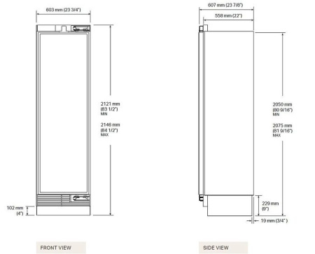 Морозильная камера SIGNATURE SKSCF2411P