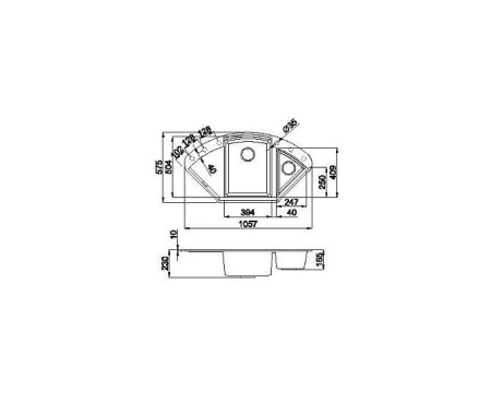 Мойка OMOIKIRI  sakaime 105c-bl tetogranit/черный 4993123