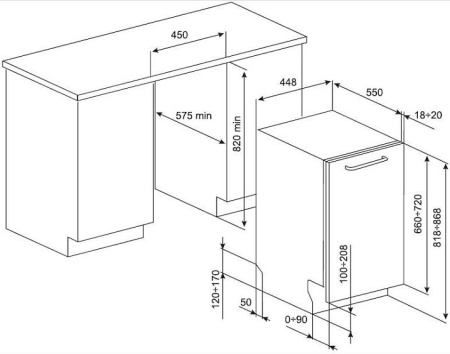 Посудомоечная машина KUPPERSBERG gsa 480