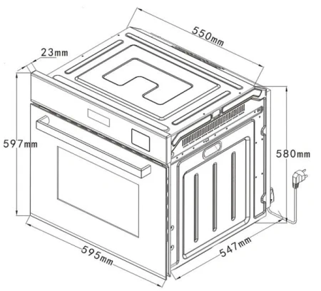 Духовой шкаф VARD VOS684SB