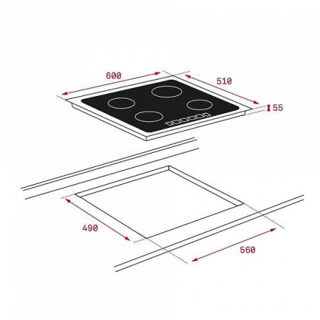 Варочная панель TEKA IZ 6320 white