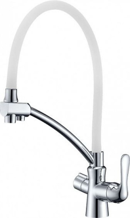 Смеситель LEMARK Comfort LM3070C-White хром/белый