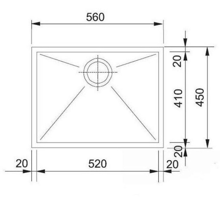 Мойка FRANKE 122.0203.471 FRANKE PPX 110-52 3,5,под ст.,вент."