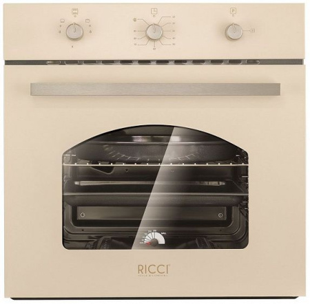 Газовый духовой шкаф Ricci RGO-611 BG