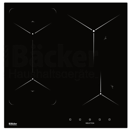 Варочная поверхность BACKER BIH604-1T-S5 Black
