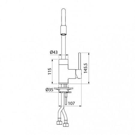 Смеситель IDDIS Kitchen 360 K36SBJBi05