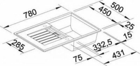 Кухонная мойка BLANCO 520627 ZIA 45S жемчужный