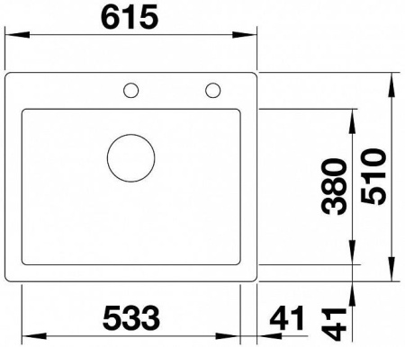 Кухонная мойка Blanco PALONA 6 базальт керамика 524737