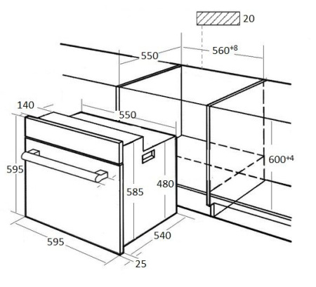 Духовой шкаф KUPPERSBERG HFZ 691 BX