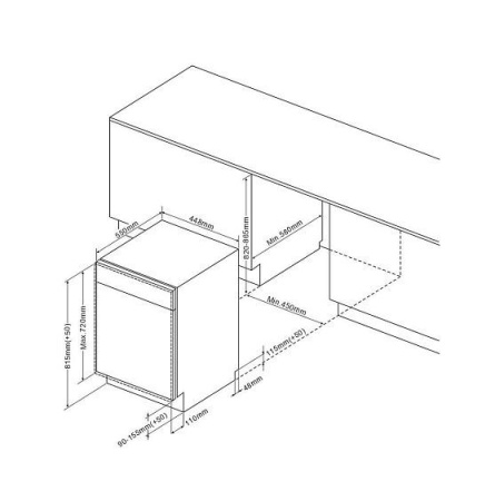 Посудомоечная машина KUPPERSBERG GLM 4537