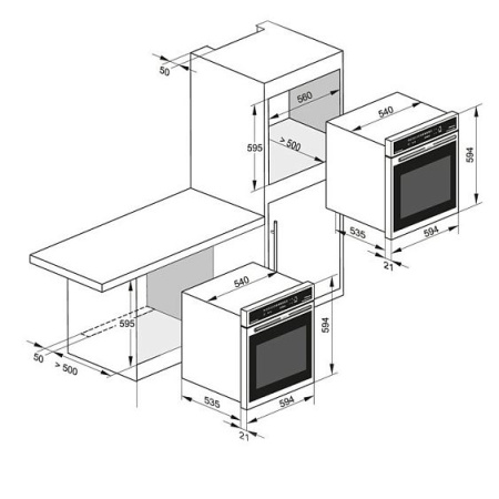 Духовой шкаф KAISER eh 6967 elfbe
