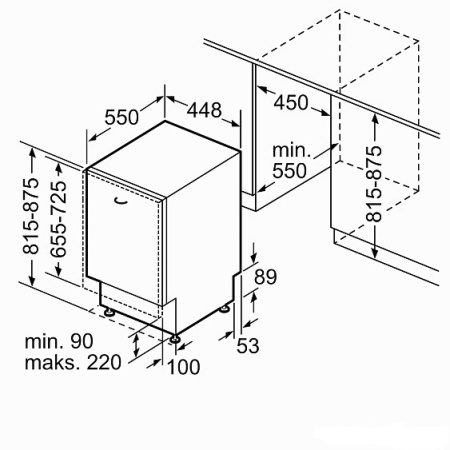 Посудомоечная машина BOSCH SPV6ZMX01E
