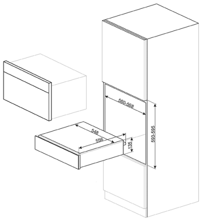 Подогреватель посуды SMEG CPR115B
