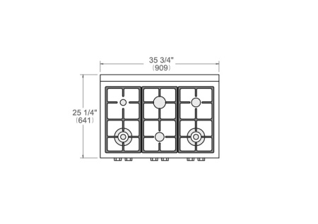 Варочная поверхность BERTAZZONI RT366PROX