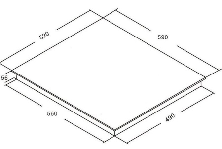 Варочная поверхность AKPO PIA 6093119FZ BL