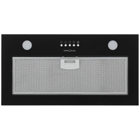 Вытяжка KRONA LUISA 600 GLASS BLACK PB