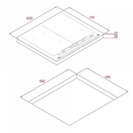 Варочная панель TEKA IZF 68700 MST BLACK