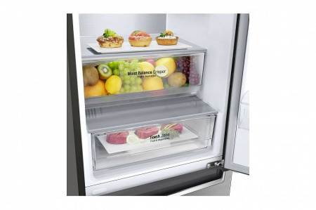 Холодильник LG GA-B459SMQM серебристый