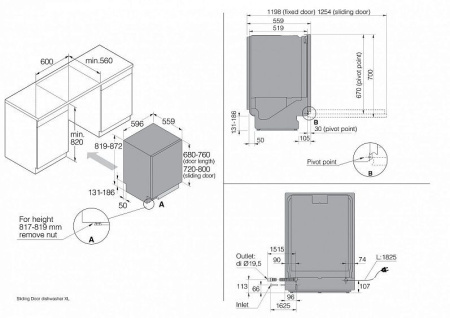 Посудомоечная машина ASKO DSD433B/1