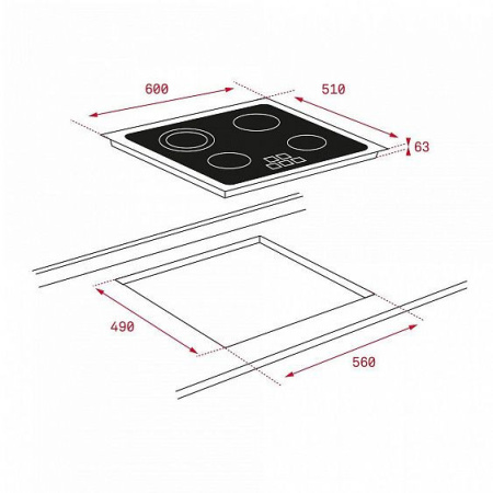 Варочная панель TEKA TB 6315