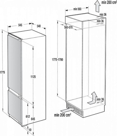 Холодильник GORENJE rki 5181 kw