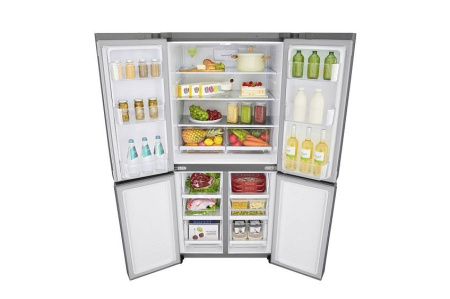 Холодильник LG GC-B22FTMPL серебристый