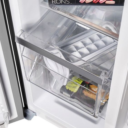 Холодильник MAUNFELD MFF177NFB Slim Inverter