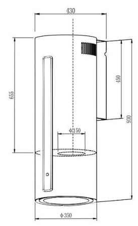 Вытяжка EXITEQ EX-1406 Black