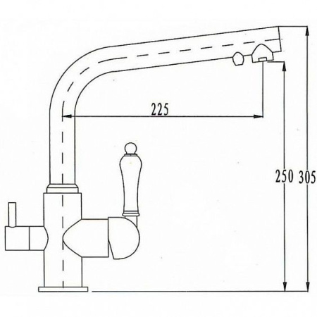 Смеситель KAISER Vincent 31144-3