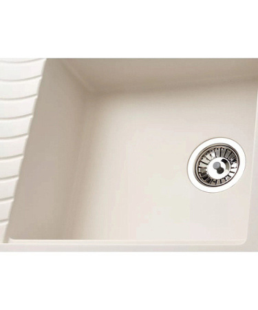 Кухонная мойка KUPPERSBERG MILA 1B1D WHITE ALABASTER