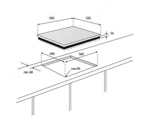 Варочная поверхность SIMFER H60D24S025