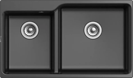 Кухонная мойка RIVELATO AXEL 90D antracite