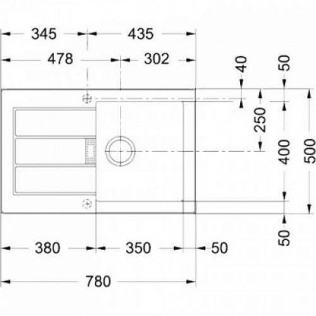 Кухонная мойка FRANKE SID 611-78 серый