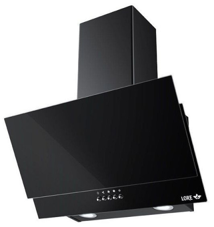 Вытяжка LORE EGL 600 черное стекло