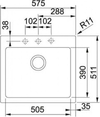 Кухонная мойка FRANKE MRG 210-58 белый